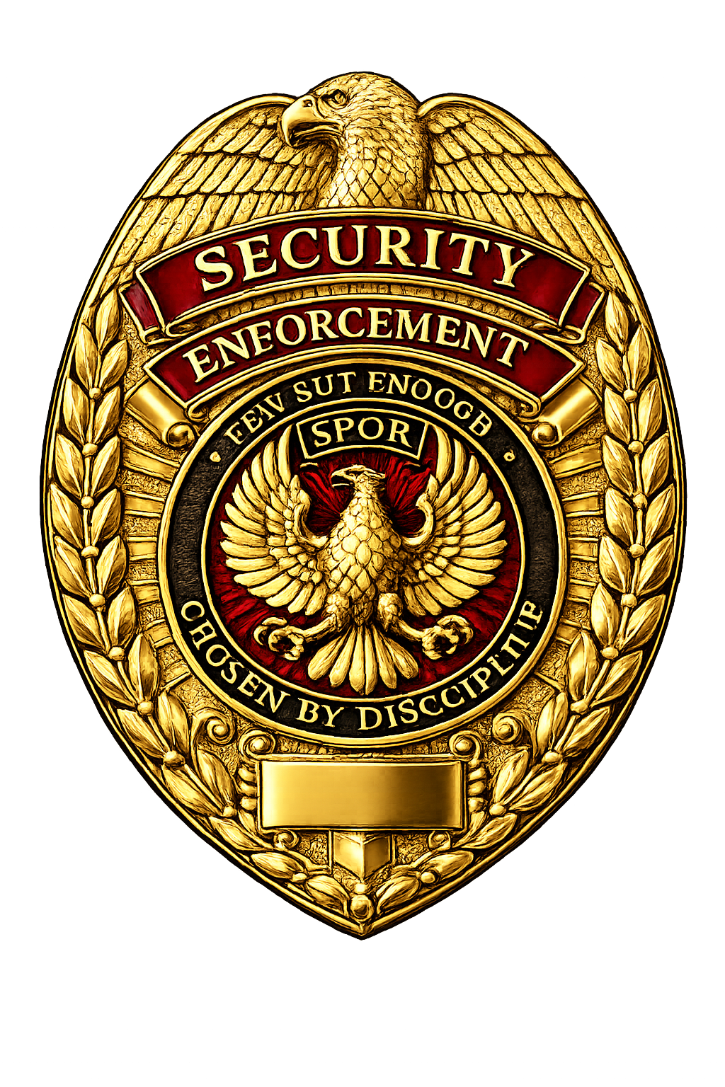 SPQR Security Badge